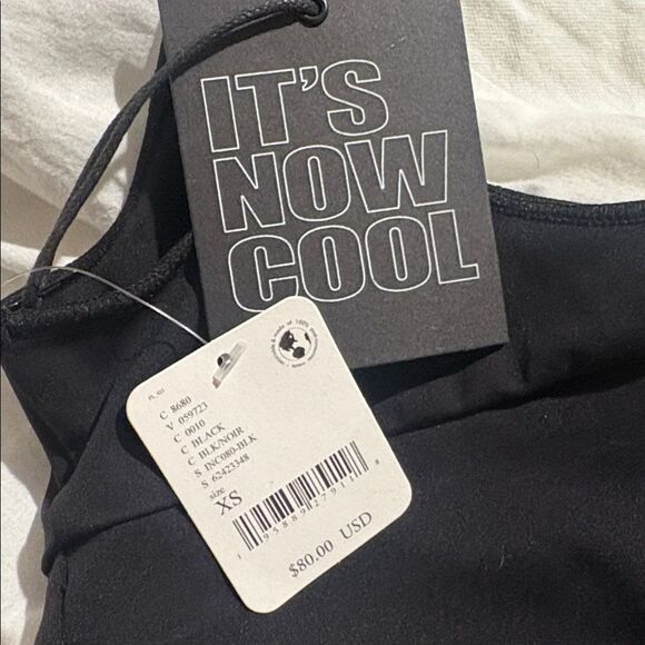 NWT Free People x Its Now Cool Contour Crop Surf Top “Capulet” Black - Picture 5 of 5